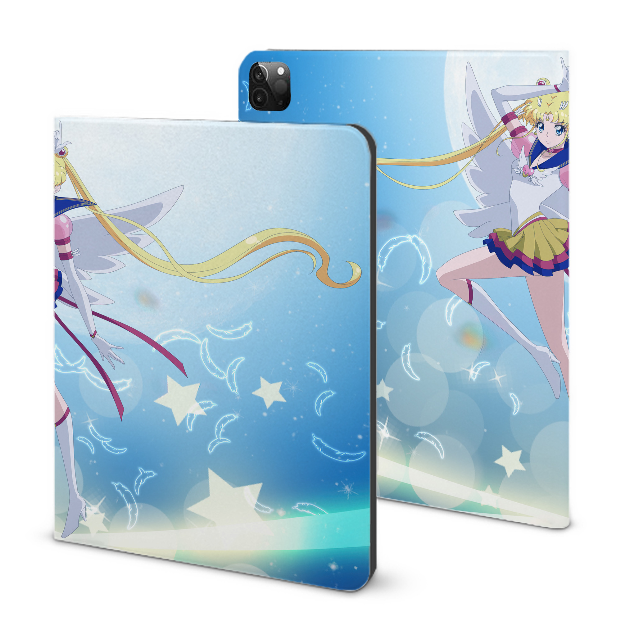 （画像用） 美少女戦士セーラームーン Sailor Moon IPadケース ペンホルダー付き ブックスタイルデザイン